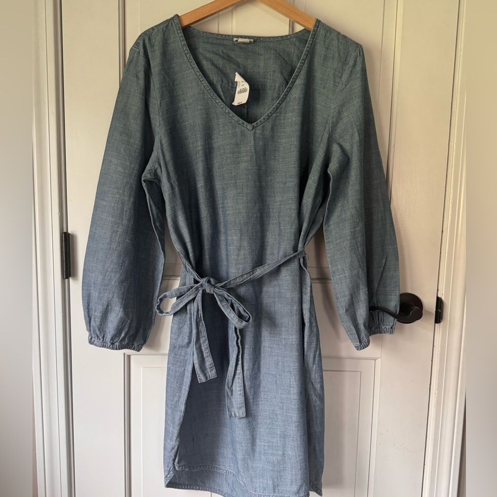 JCrew chambray dress